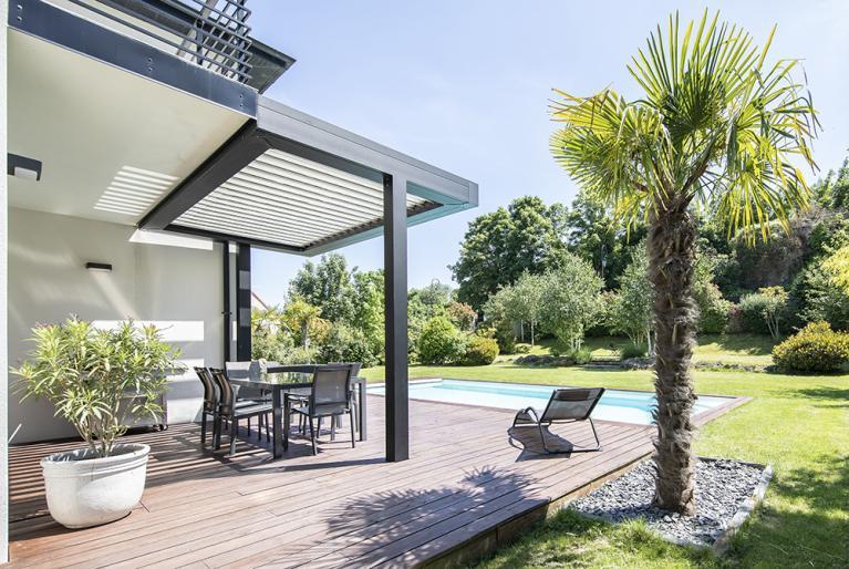 Akena Pergola - Sur mesure - Alu noir