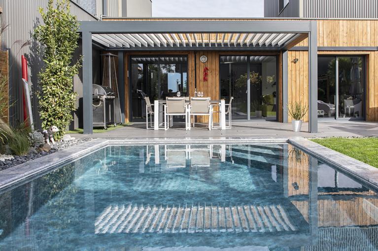 Akena - Pergola moderne - Terrasse en bois