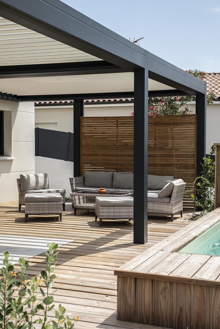 Akena Pergola - Maison - Terrasse bois