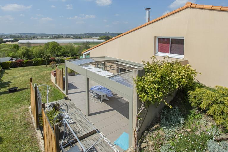 Akena Pergola - Contre maison