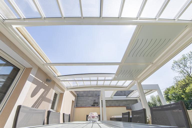 Akena Pergola - Double - Toit ouvert vitré