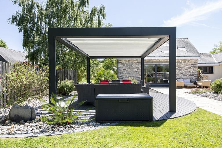 Akena Pergola - Multi-option Bioclimatique - Lames orientables soleil