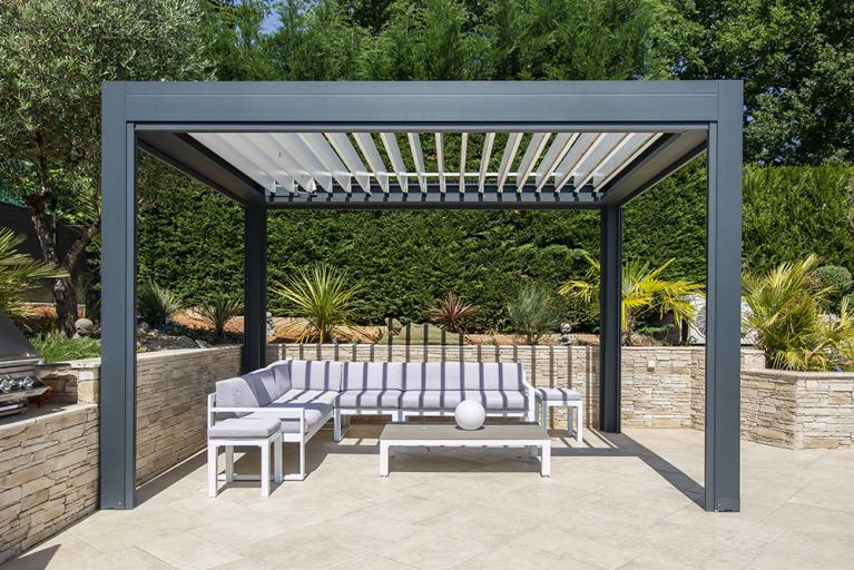 Akena Pergola - Îlot - Lames orientables