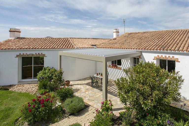 Akena Pergola - Adossée - Store screen