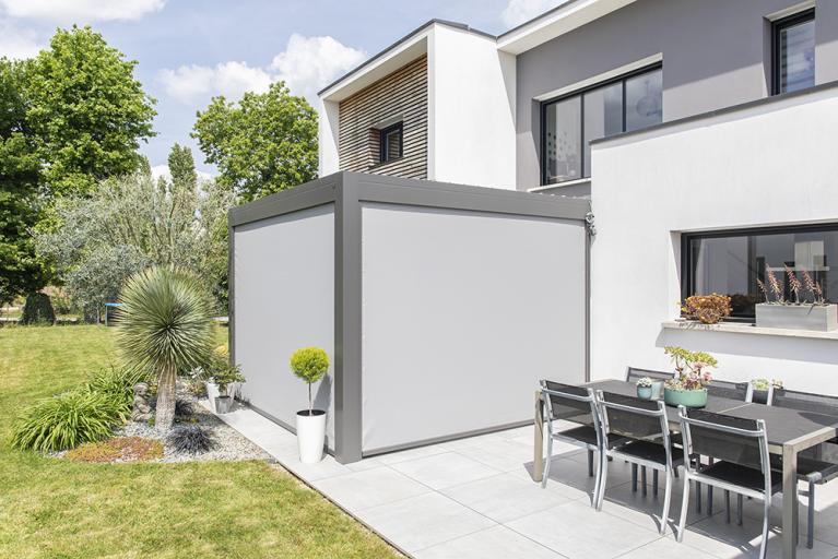 Akena Pergola Bioclimatique - Alu gris