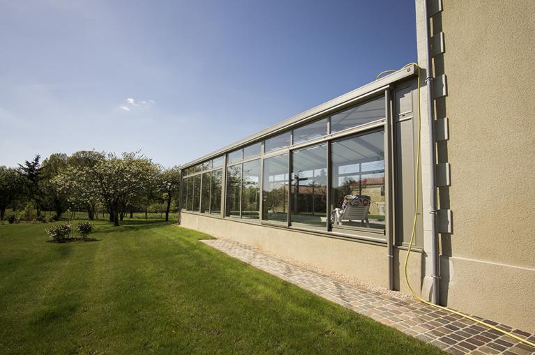 Akena Véranda - Dune piscine - Façade vitrée