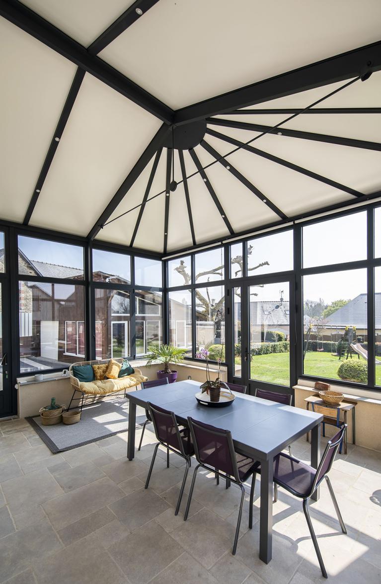 Akena Véranda - Dune - Salle à manger lumineuse