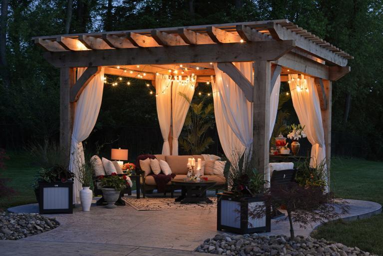 Akena Pergola - Bois style