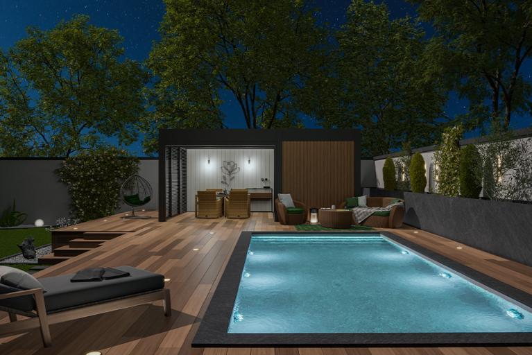 Akena Pool house - Ilot - Eclairage