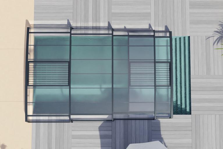 Abri de piscine bioclimatique Air Néo Akena