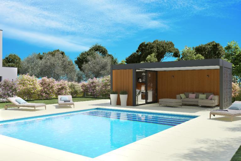 Akena Pool house - Ilot - Salon de jardin