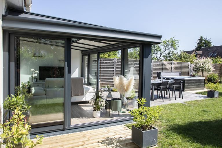 Akena Véranda - Agrandissement - Ouverture extérieur 