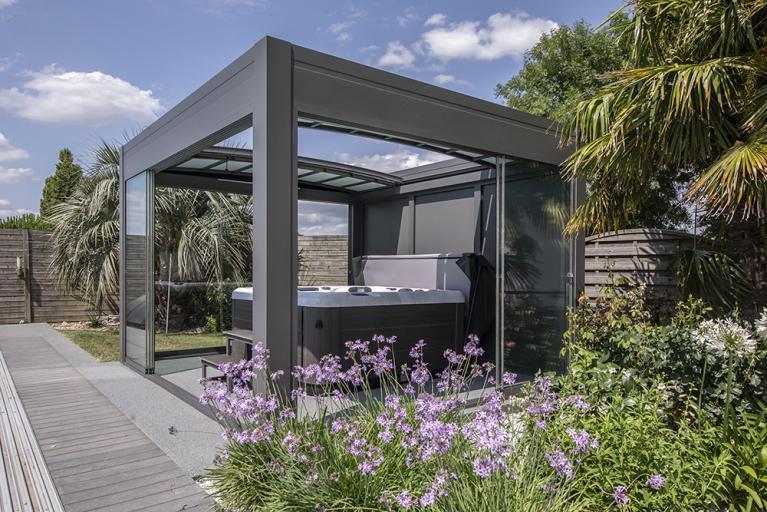 Akena Pergola - Coulissants de verre - Aménager sa terrasse