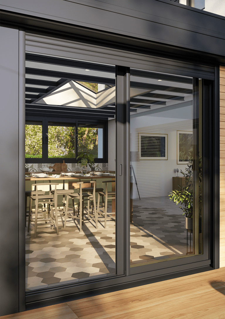 Akena - Extension maison cuisine toit plat - Cuisine ouverte