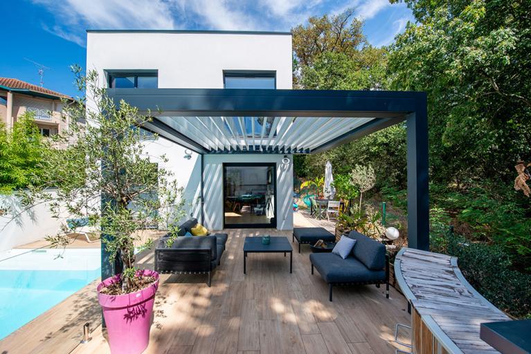 Akena Pergola - Bioclimatique - Adossée façade