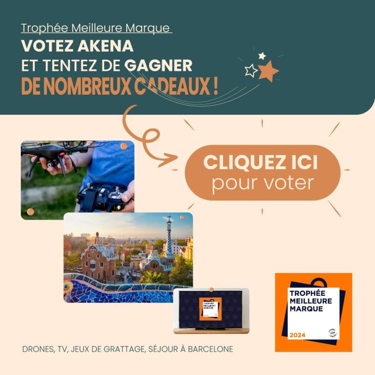 Akena trophée meilleure marque