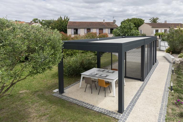 Akena - Carport sur terrasse