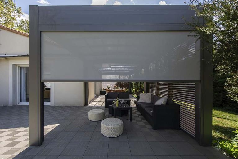 Akena - Pergola Air Bioclimatique - Store motorisé