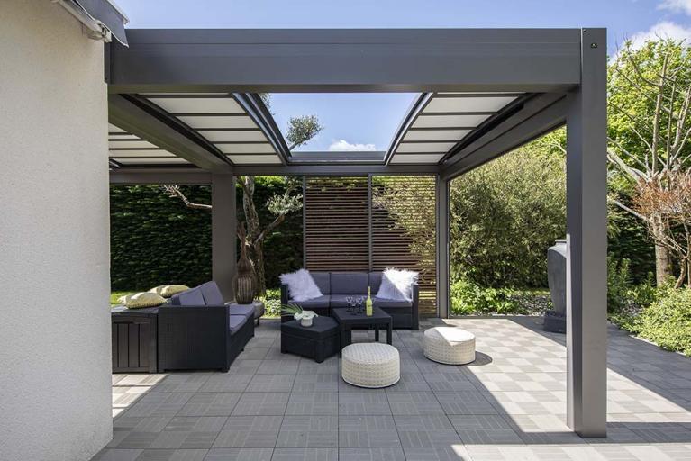 Akena - Pergola Air Bioclimatique - Toit ouvert