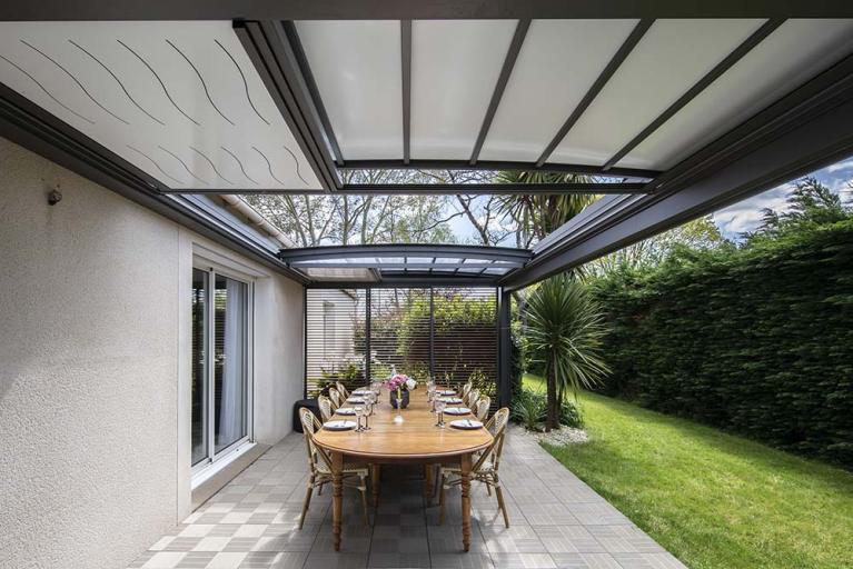 Akena - Pergola Air Bioclimatique - Ouverture du toit