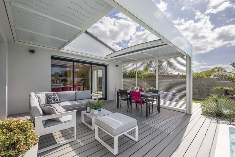 Akena - Pergola Air Bioclimatique - Toit ouvert