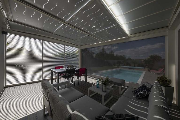 Akena - Pergola Air Bioclimatique - Blanche
