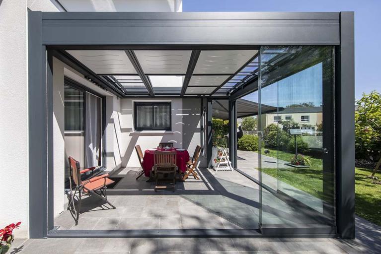 Akena - Pergola bioclimatique - Toit rétractable