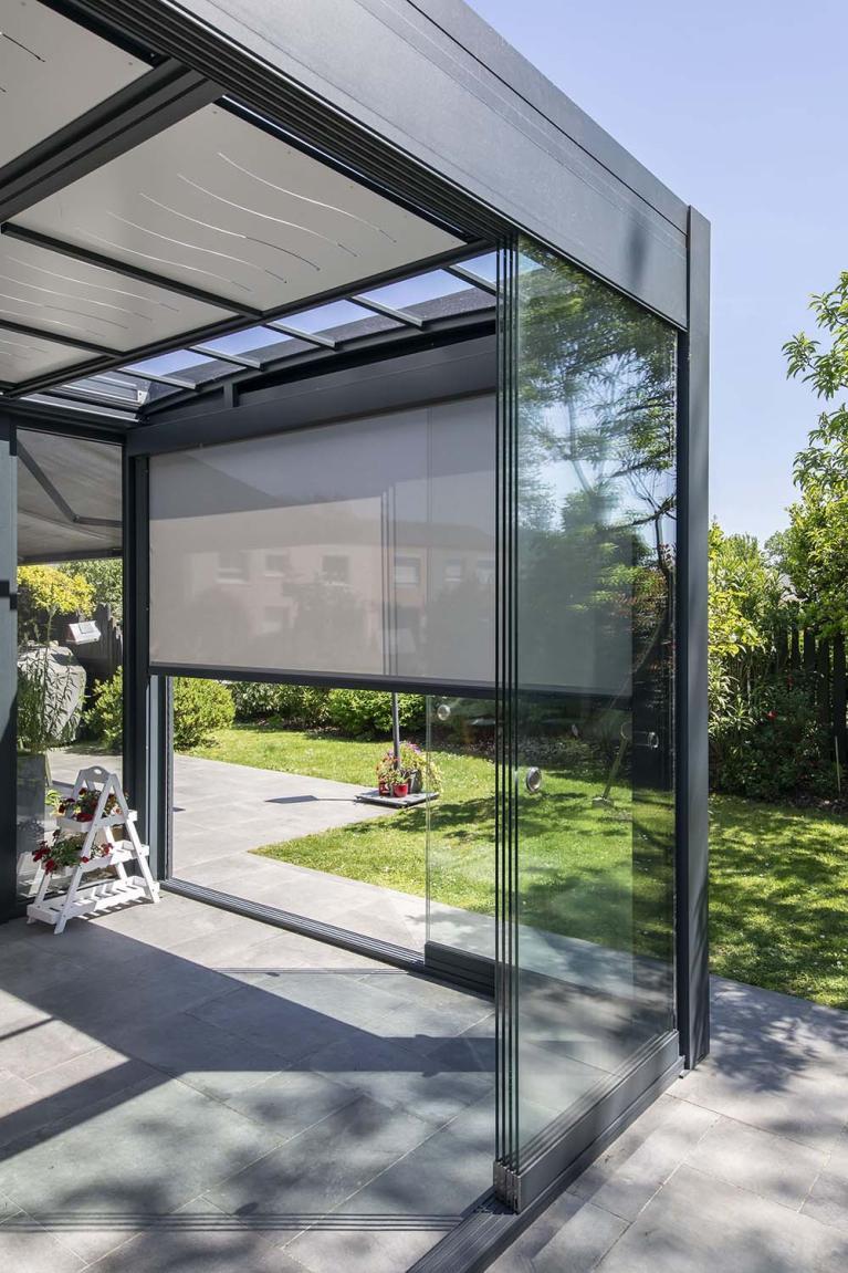 Akena - Pergola bioclimatique - Stores screen motorisés