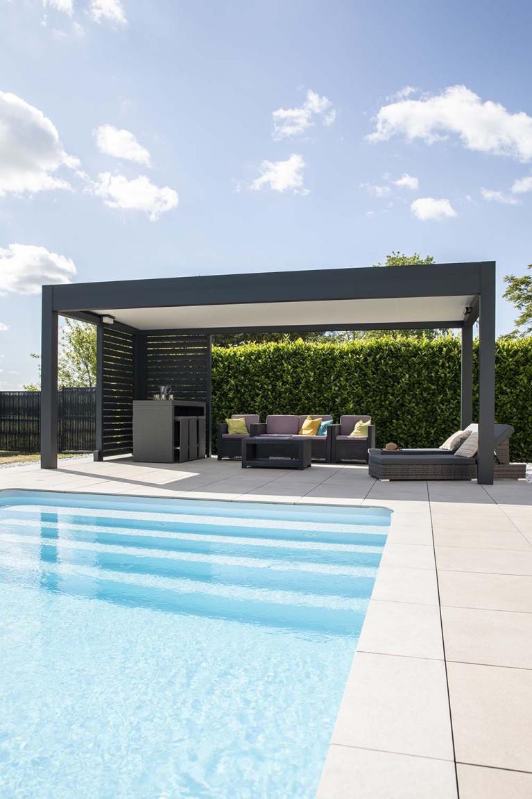 Akena - Pergola toit plat - Embellir son jardin