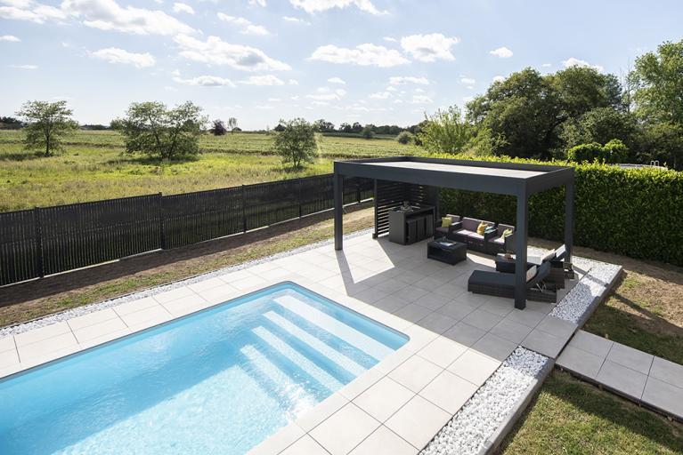 Akena - Pergola toit plat - Aménager son jardin