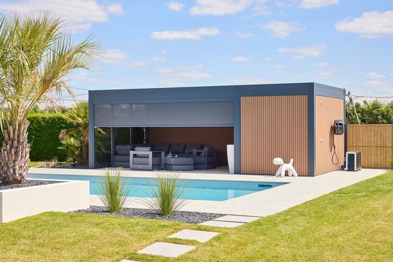 AKENA - Pool house sur terrasse
