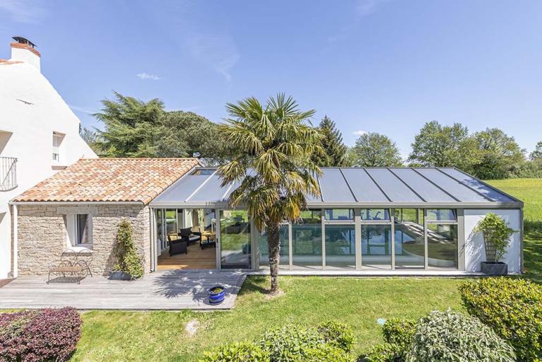 Akena - Véranda Dune Piscine - Sur le jardin