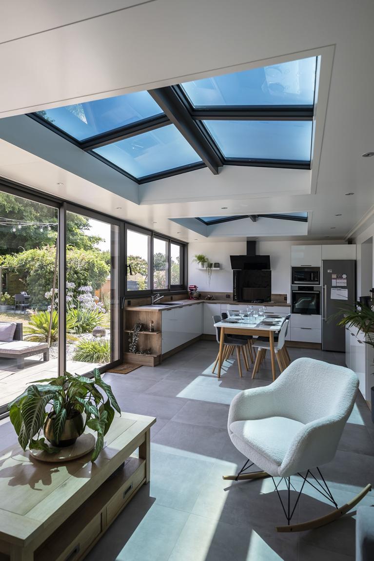 AKENA - Extension de maison - Vue sur le ciel