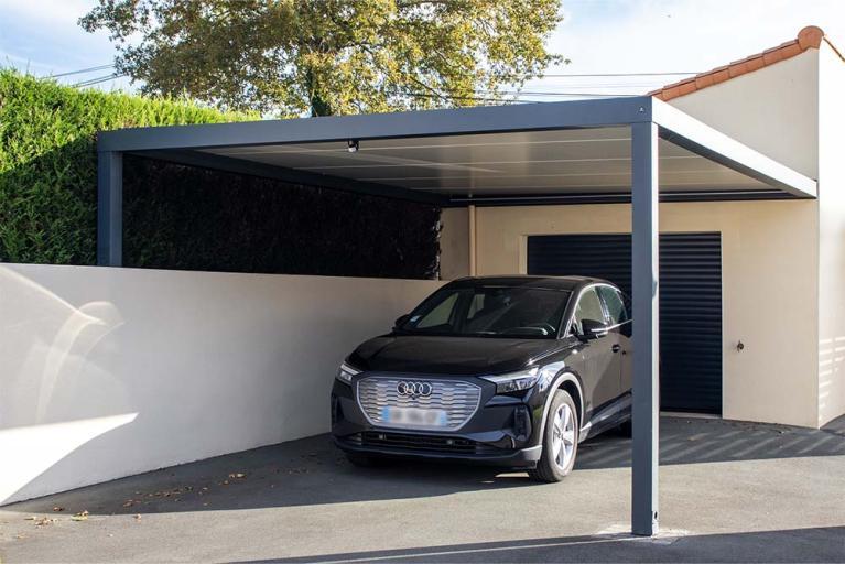 AKENA – Carport à toit plat pour une voiture
