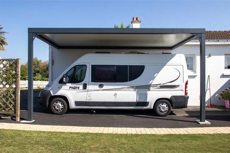AKENA – Carport à toit plat pour camping-car