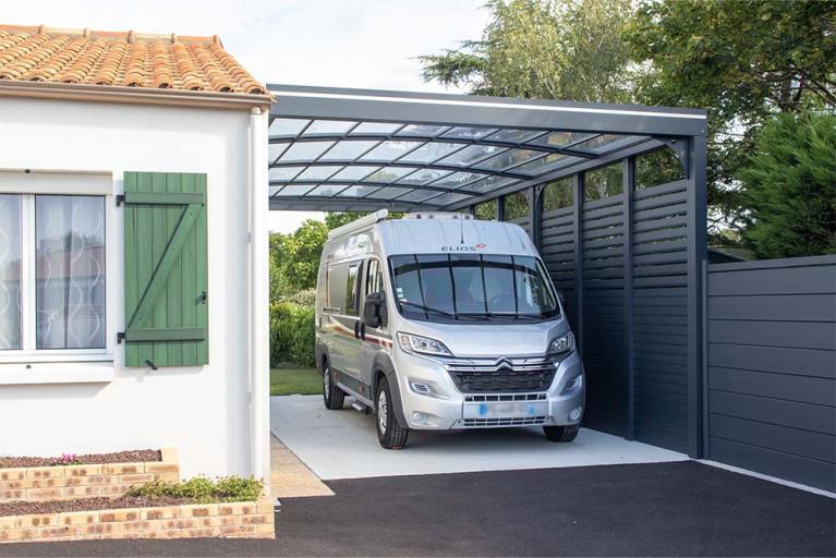 AKENA – Carport à toit cintré pour camping-car