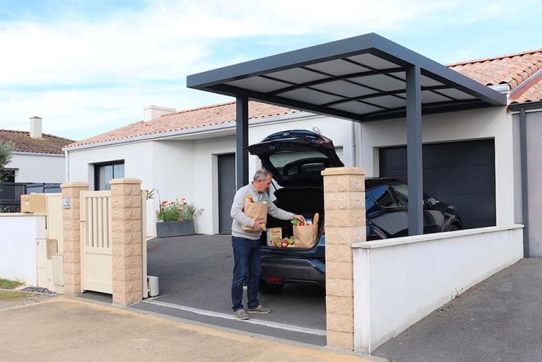 Carport adossé