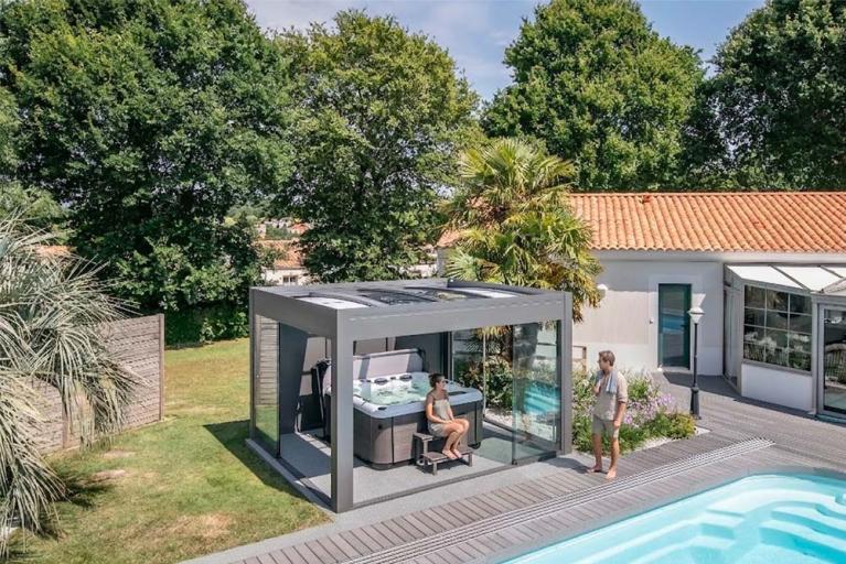 Akena Pergola - Coulissants de verre - Toit ouvrant