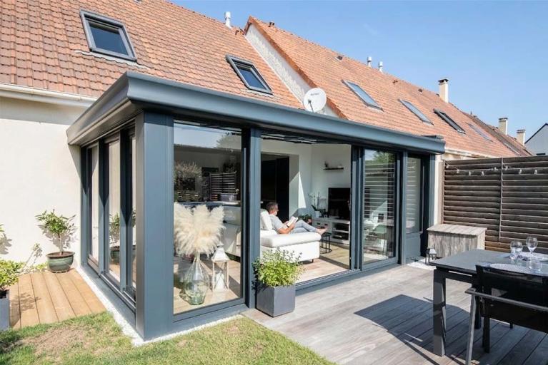 Akena Véranda - Agrandissement - Vue profil