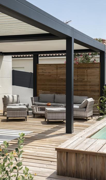 Pergola, Terrasses de toutes tailles