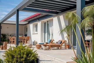 Pergola à toile retractable