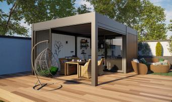 Poolhouse aluminium Akena