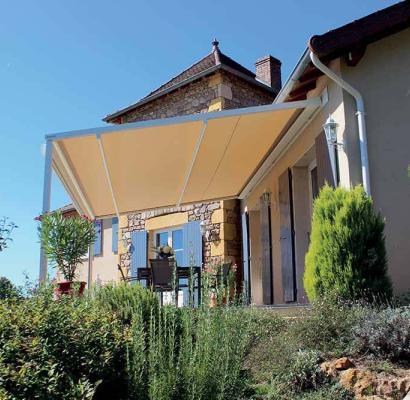 Pergola à toile enroulable